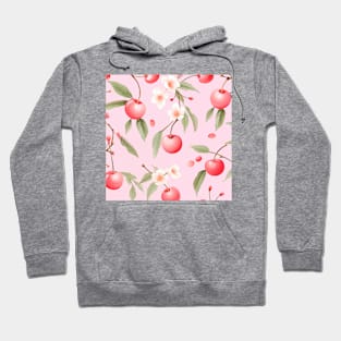 Cherries and blooms Hoodie